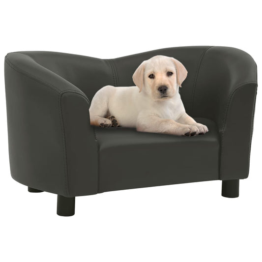 vidaXL Dog Sofa Dog Bed Foam Pet Puppy Couch with Washable Cover Faux Leather